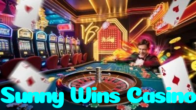 Sunny Wins Casino casino presented on mobile device in Pakistan with slots and live games